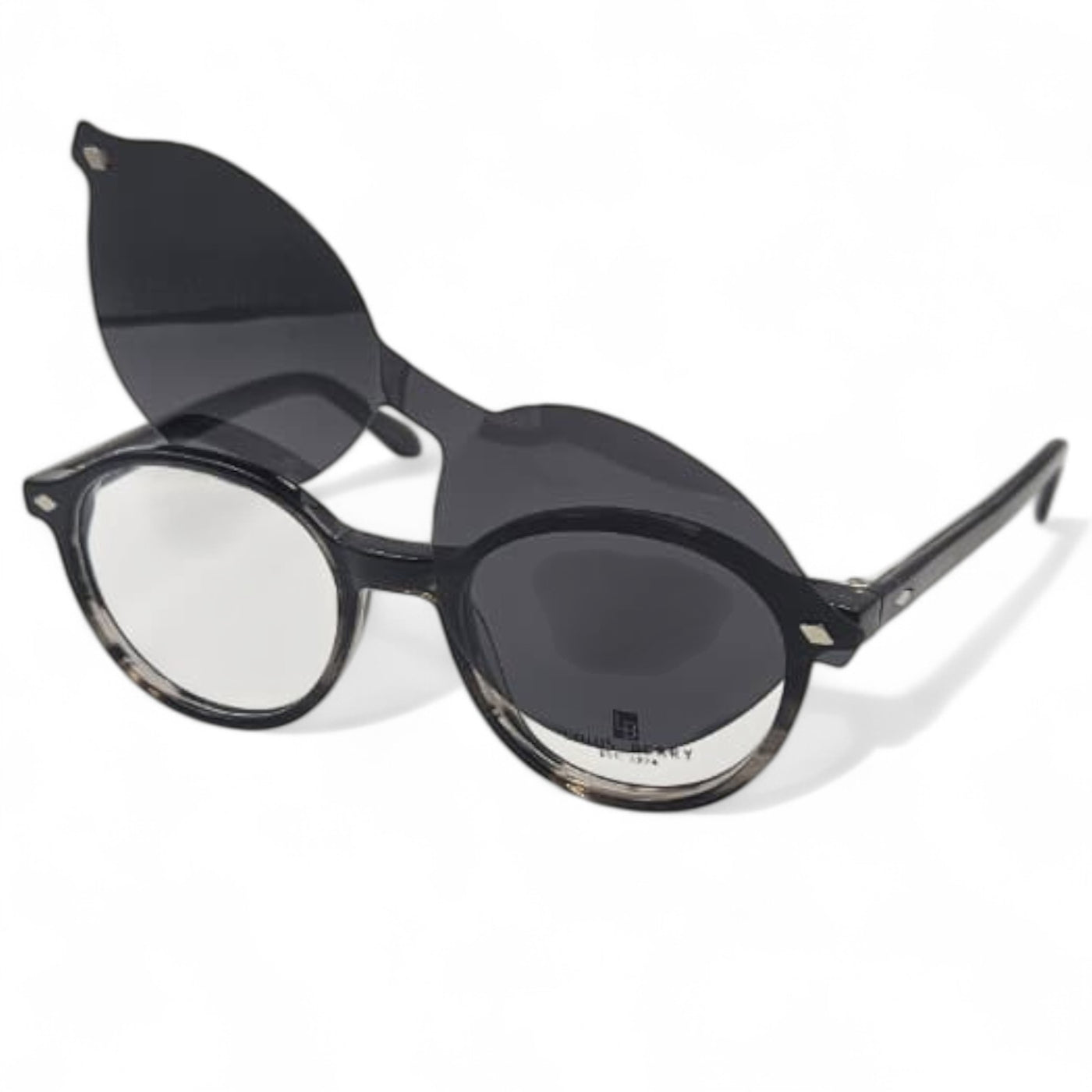 Lunettes à clips unisex: LOUIS BERRY G5562 Marbré /noir