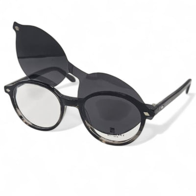 Lunettes à clips unisex: LOUIS BERRY G5562 Marbré /noir