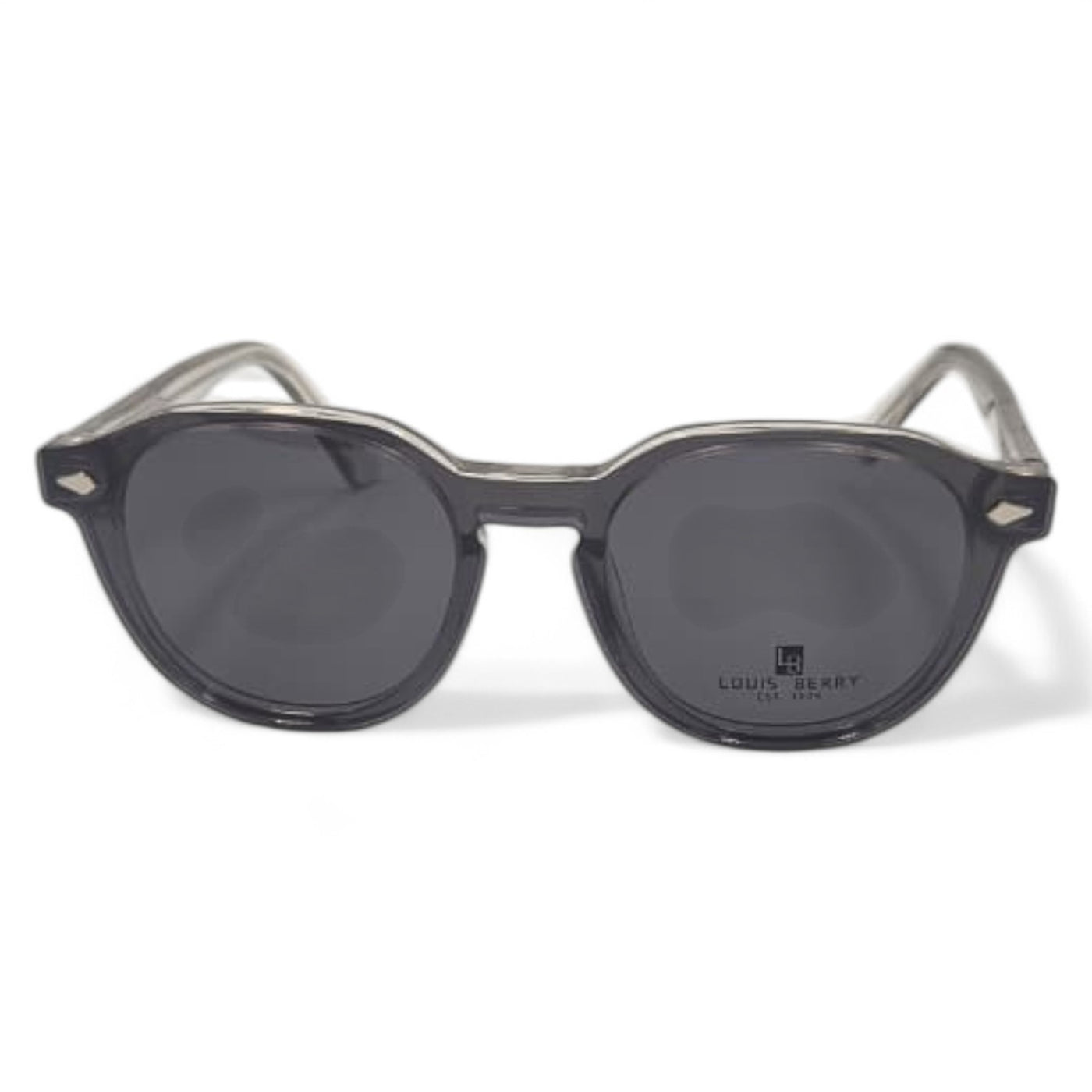 Lunettes à clips unisex: LOUIS BERRY G5574 gris Trans /Noir