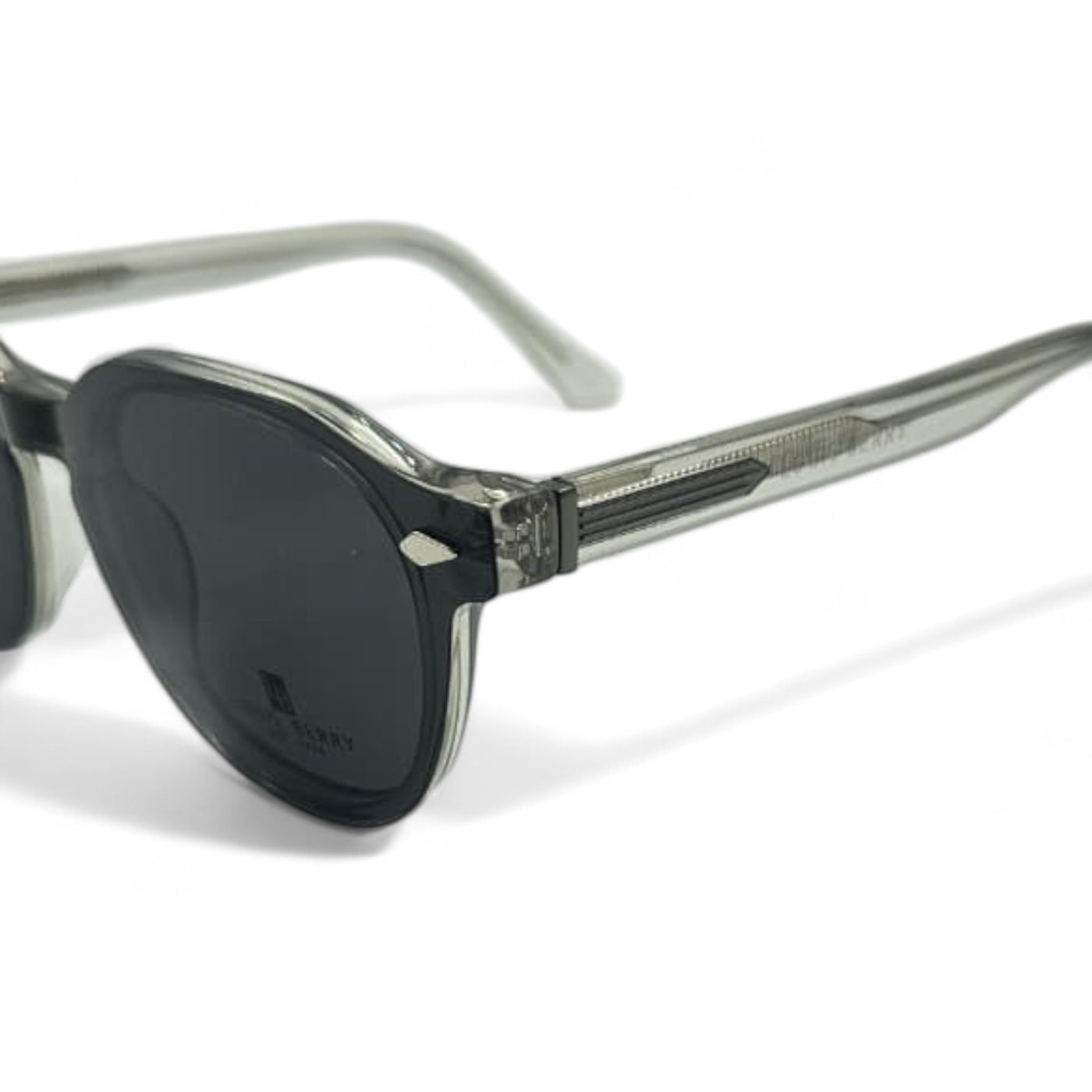 Lunettes à clips unisex: LOUIS BERRY G5574 gris Trans /Noir