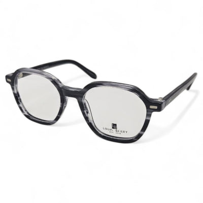 Lunettes à clips unisex: LOUIS BERRY G5568 Marbré Gris Noir /noir