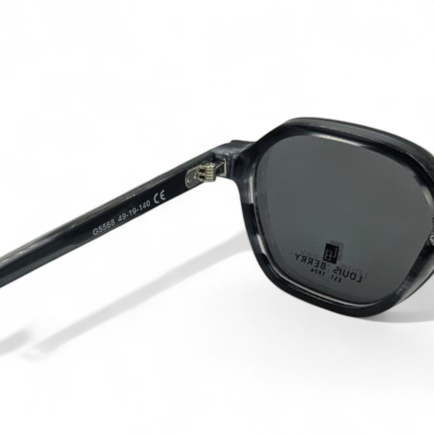 Lunettes à clips unisex: LOUIS BERRY G5568 Marbré Gris Noir /noir