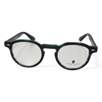 Lunettes à clips unisex: LOUIS BERRY G5550 tortoise (noir/vert foncé marble effect)
