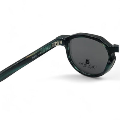 Lunettes à clips unisex: LOUIS BERRY G5550 tortoise (noir/vert foncé marble effect)