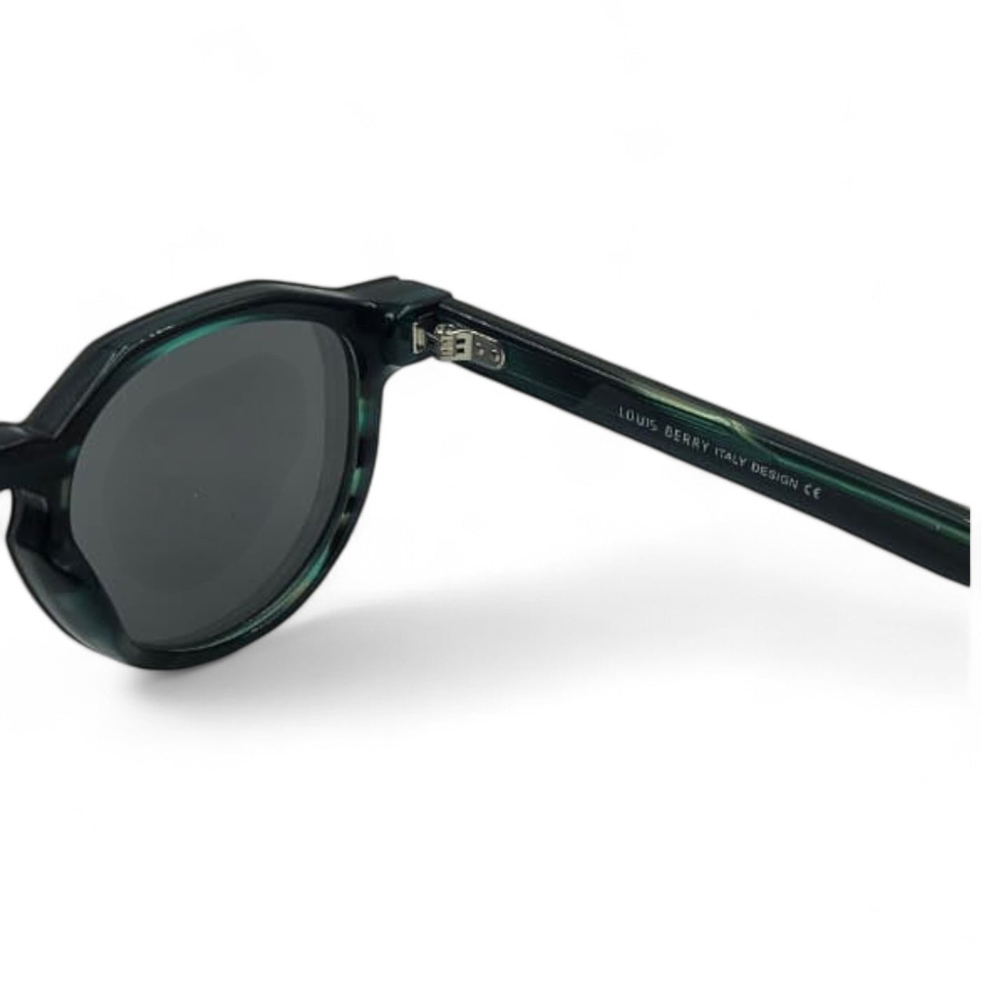 Lunettes à clips unisex: LOUIS BERRY G5550 tortoise (noir/vert foncé marble effect)