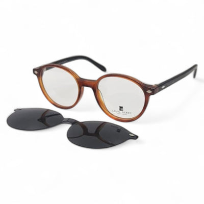 Lunettes à clips unisex: LOUIS BERRY G5562  Mr/Brown