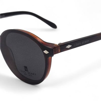 Lunettes à clips unisex: LOUIS BERRY G5562  Mr/Brown