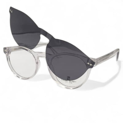Lunettes à clips unisex: LOUIS BERRY G5557 Noir/transparent
