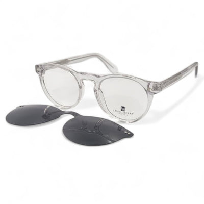 Lunettes à clips unisex: LOUIS BERRY G5557 Noir/transparent