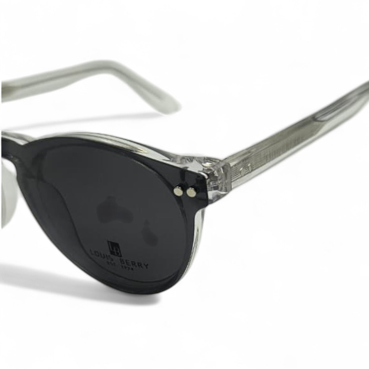 Lunettes à clips unisex: LOUIS BERRY G5557 Noir/transparent