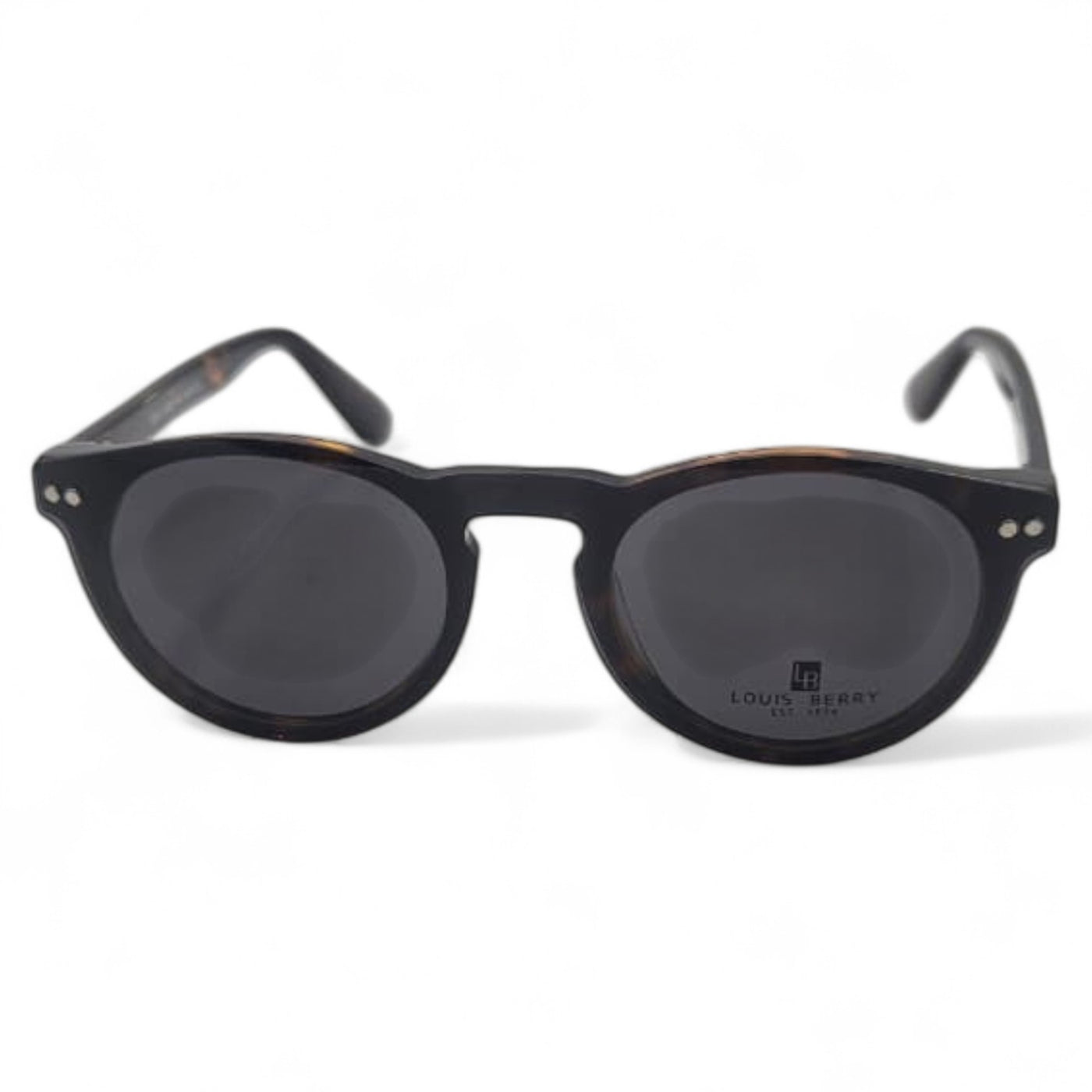 Lunettes à clips unisex: LOUIS BERRY G5552 Marron Havana/Noir