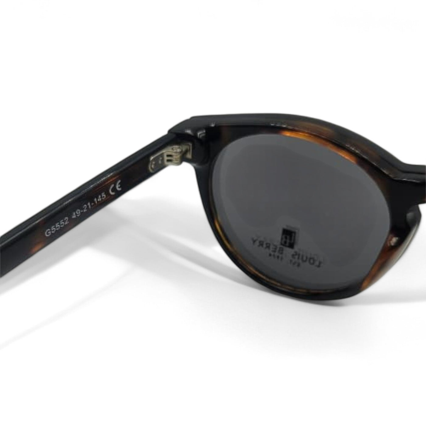 Lunettes à clips unisex: LOUIS BERRY G5552 Marron Havana/Noir