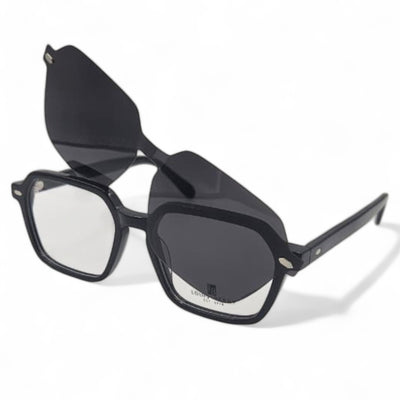 Lunettes à clips unisex: LOUIS BERRY G5570 Noir/Noir