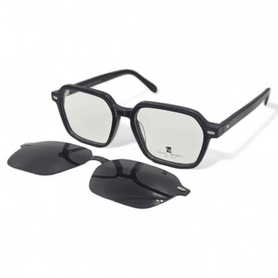 Lunettes à clips unisex: LOUIS BERRY G5570 Noir/Noir