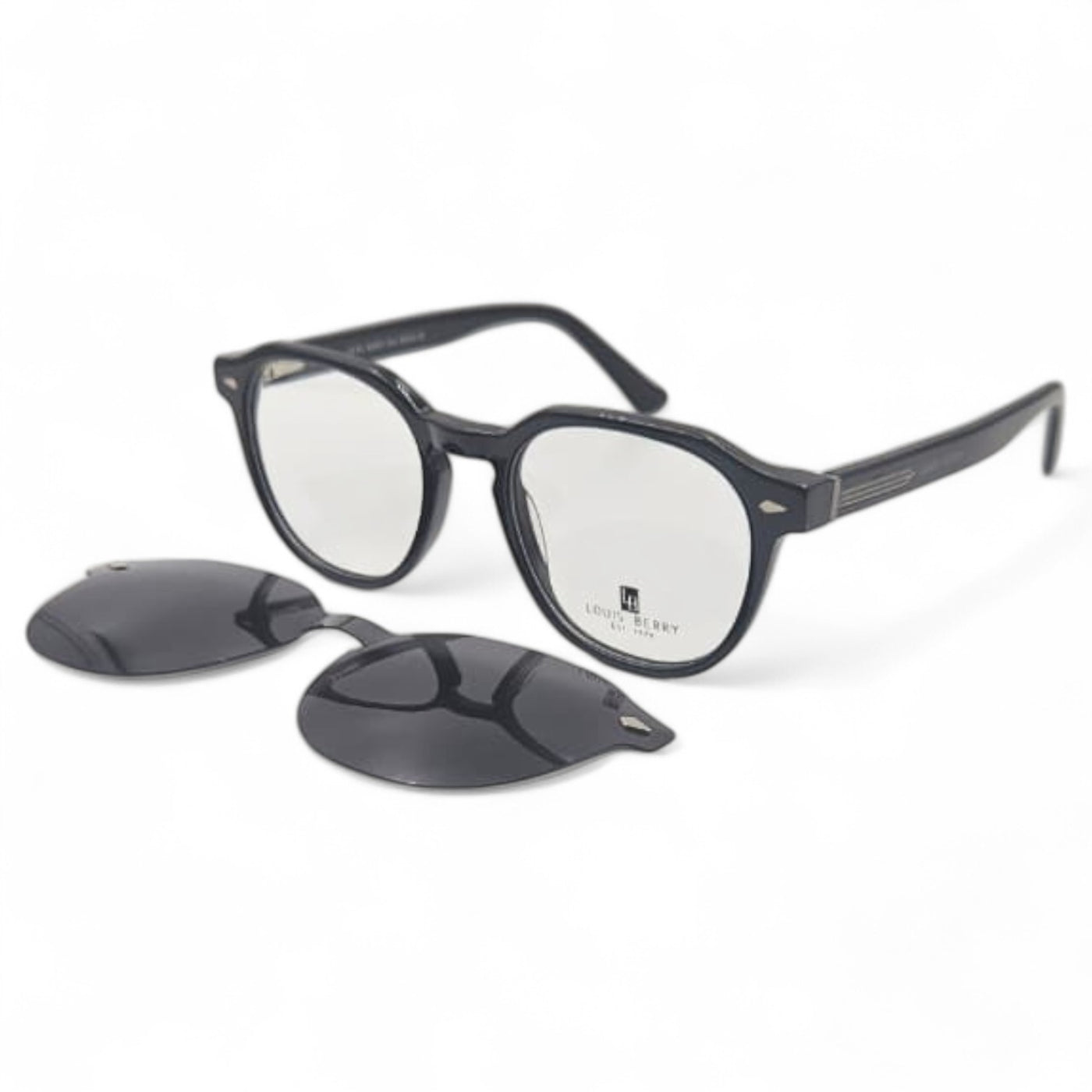 Lunettes à clips unisex: LOUIS BERRY G5912  Noir/Noir
