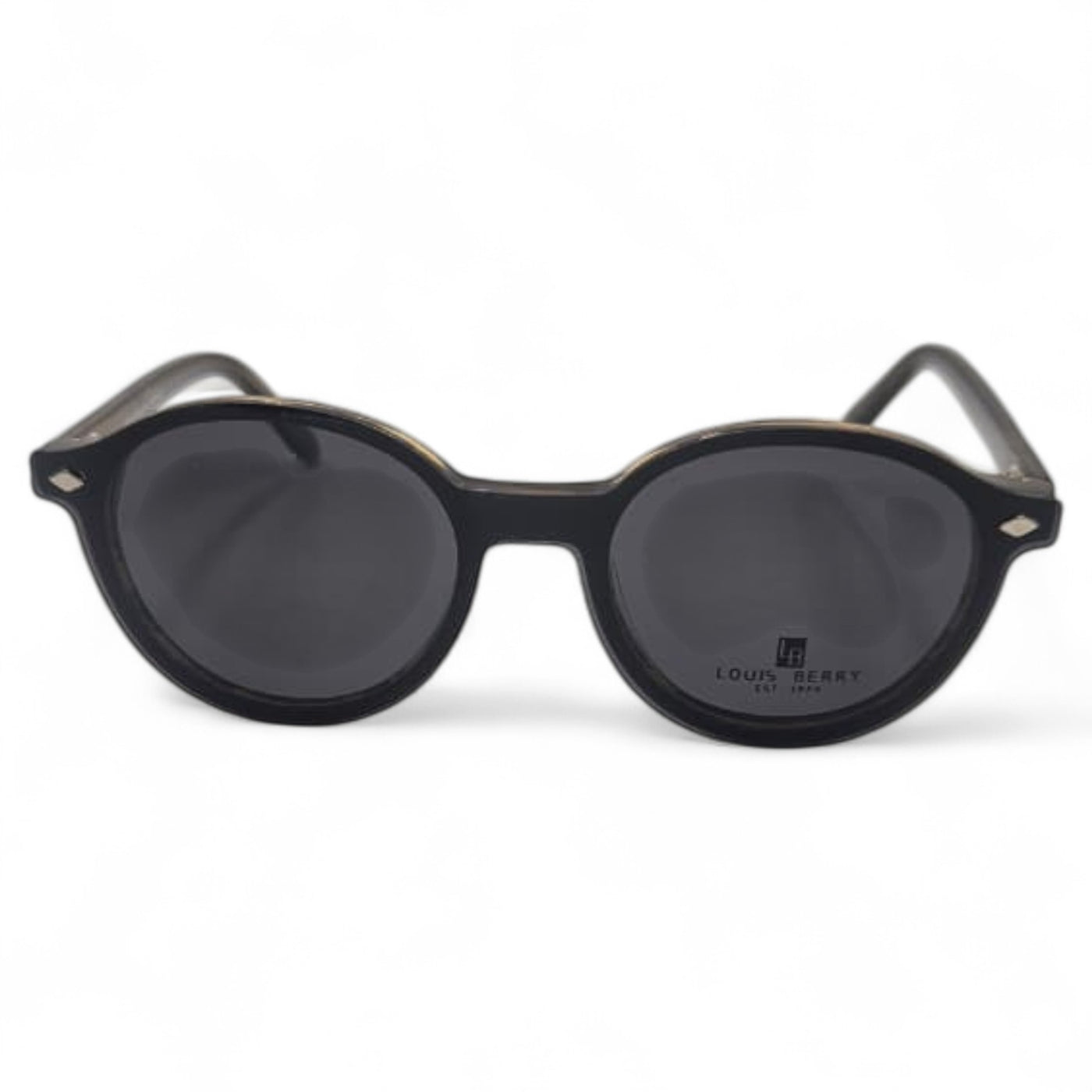 Lunettes à clips unisex: LOUIS BERRY G5562 Marron havana/noir