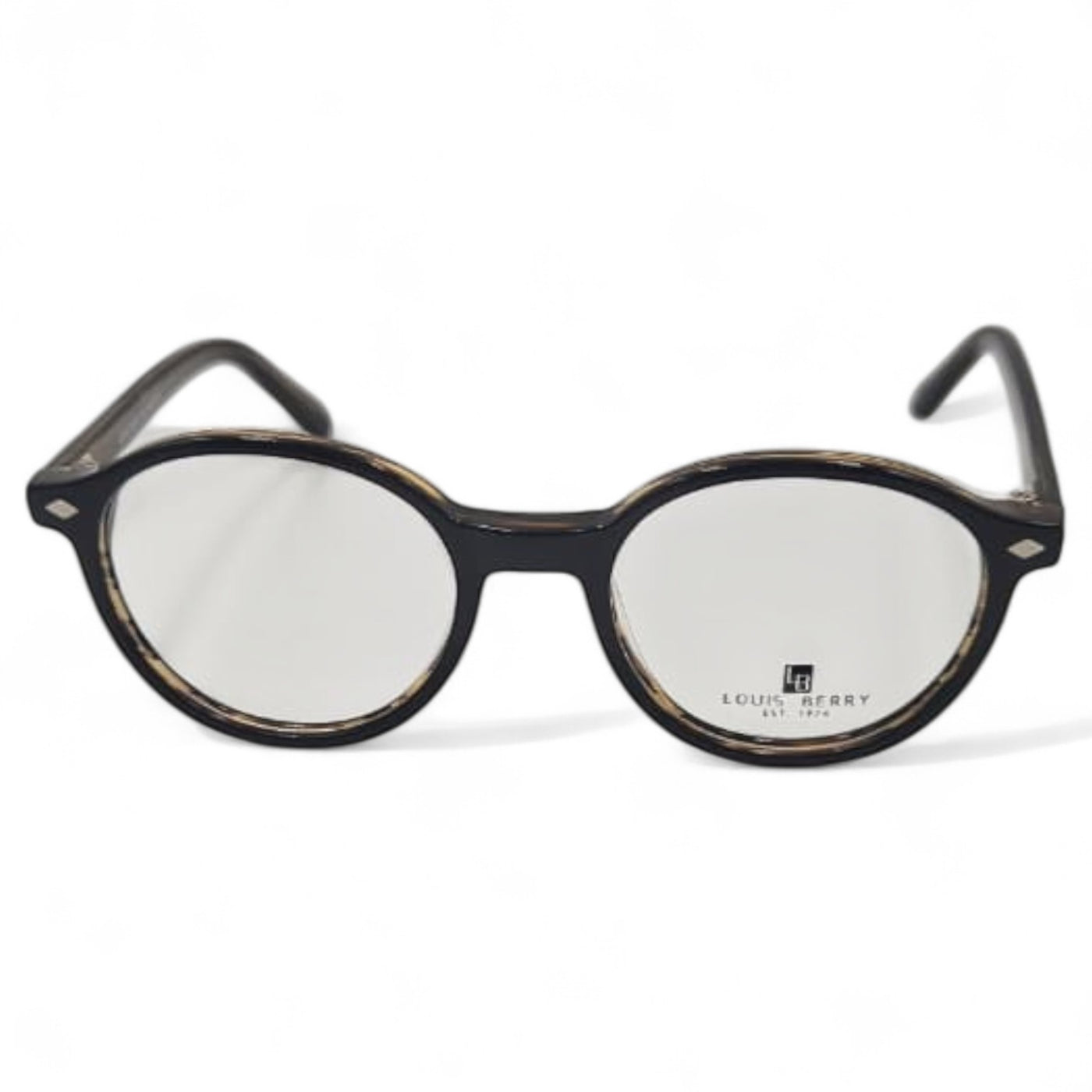 Lunettes à clips unisex: LOUIS BERRY G5562 Marron havana/noir