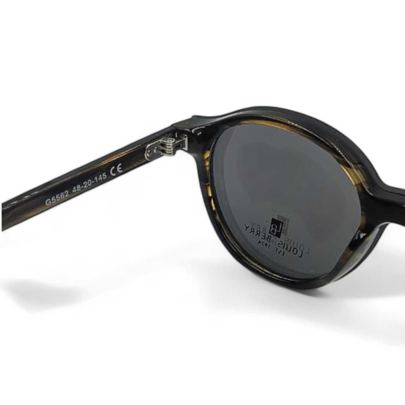 Lunettes à clips unisex: LOUIS BERRY G5562 Marron havana/noir