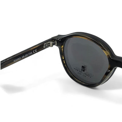 Lunettes à clips unisex: LOUIS BERRY G5562 Marron havana/noir