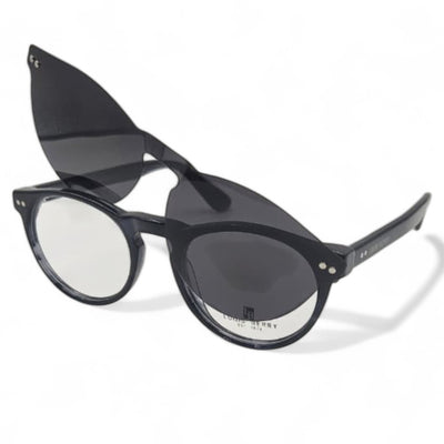 Lunettes à clips unisex: LOUIS BERRY G5552 Noir/Noir