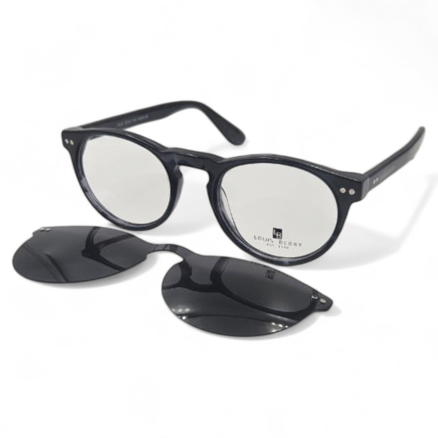 Lunettes à clips unisex: LOUIS BERRY G5552 Noir/Noir