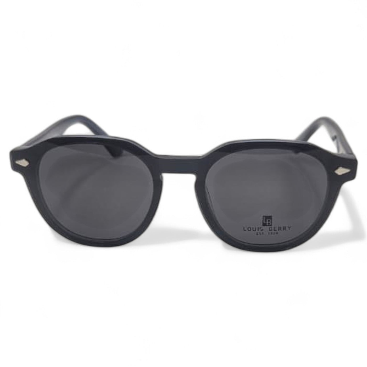Lunettes à clips unisex: LOUIS BERRY G5912 Bleu/Noir