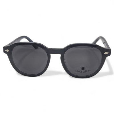 Lunettes à clips unisex: LOUIS BERRY G5912 Bleu/Noir