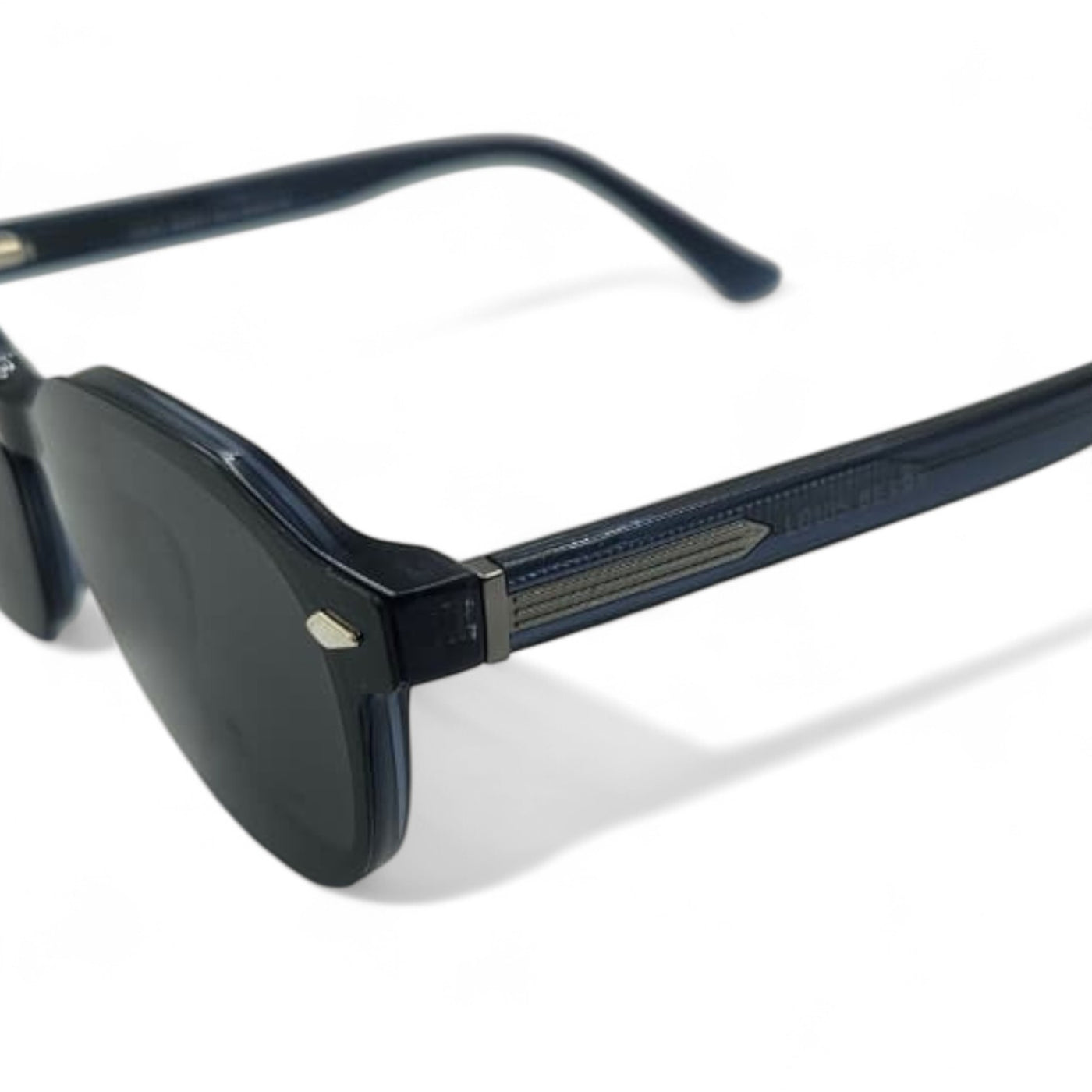Lunettes à clips unisex: LOUIS BERRY G5912 Bleu/Noir