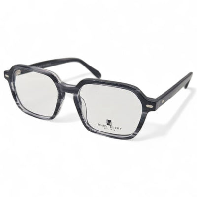 Lunettes à clips unisex: LOUIS BERRY G5570 gris marbré /Noir
