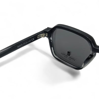 Lunettes à clips unisex: LOUIS BERRY G5570 gris marbré /Noir